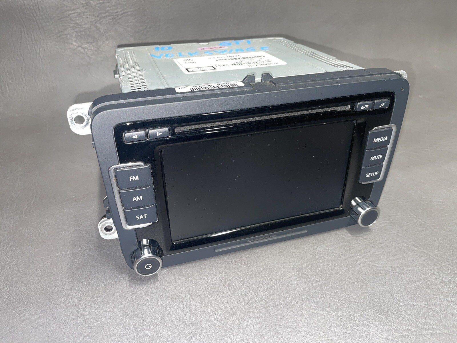 Used VW RCD-510 Touch Screen Radio Knob Set – 1K0035180AC, Made In Germany, 2010-2013