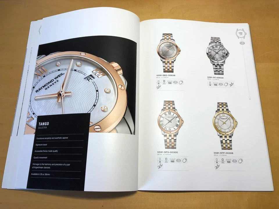 Katalog Catalogue RAYMOND WEIL - Masterbook Uhren 2015 2016 - English - Image 4 of 4