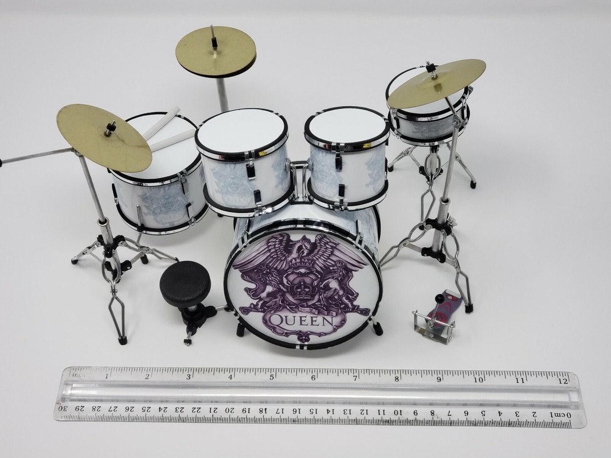 Roger Taylor QUEEN Miniature Drum Freddie Mercury Brian May