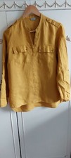 Mustard Linnen Shirt M&S