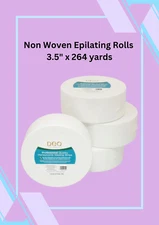 Non woven epilating roll 3.5" x 264 yards  paper waxing strips body hair removal