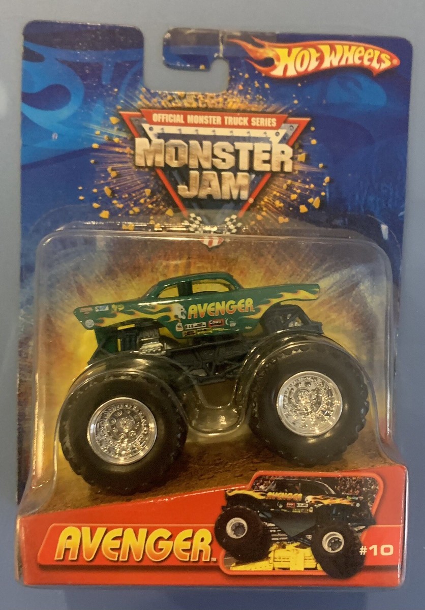 Classic** Avenger Green Hot Wheels MONSTER JAM 1/64 | eBay