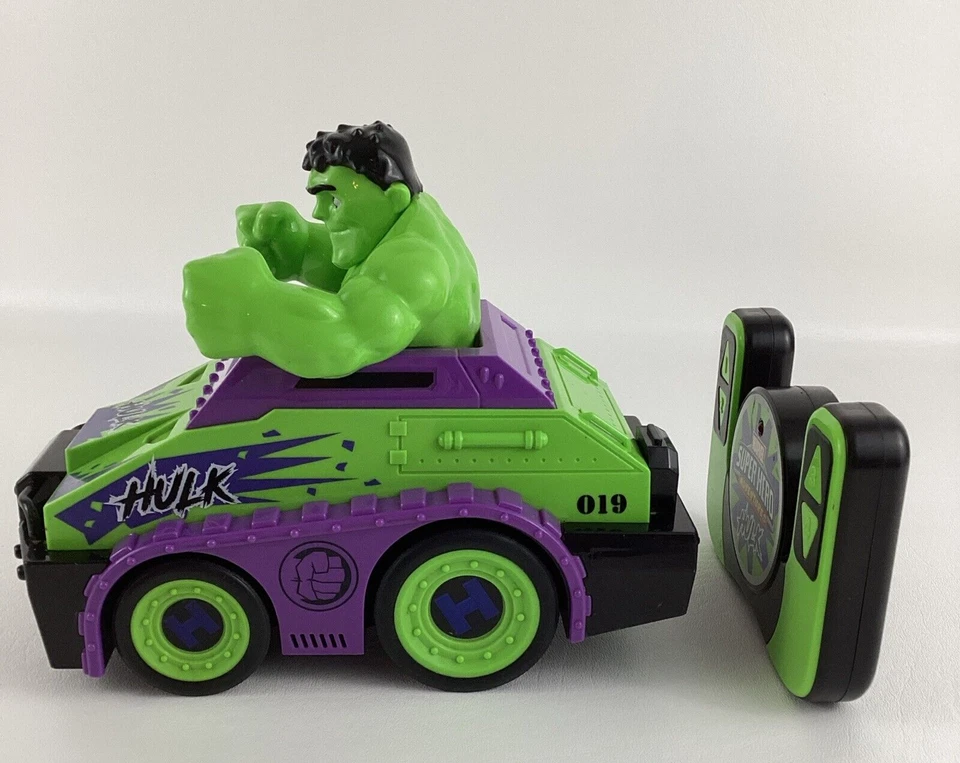 Marvel Super Hero Adventures RC Hulk vehículo tanque control remoto juguete 2020 Foto 3 de 4