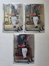 2022 Bowman Chrome Prospects Elijah Tatis #BCP23 RC MINT 3 Card Lot 