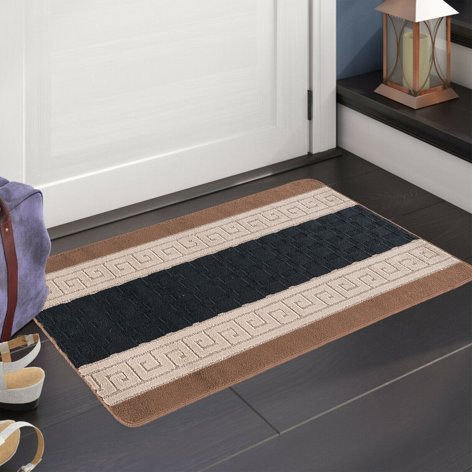 Anti Slip Door Mat Indoor Outdoor Washable Rug Small &Large Waterproof