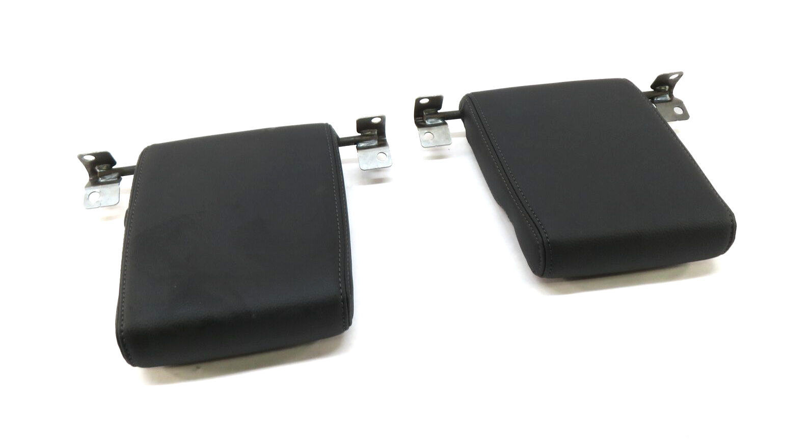 12 LAND ROVER LR4 REAR 3RD ROW LEFT RIGHT SEAT HEADREST SET EBONY BLACK LEATHER eBay