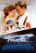 TITANIC MOVIE POSTER Original DS 27x40 International 'B' MINT LEONARDO DICAPRIO