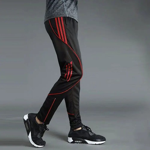 Men Autumn New Casual Sports Pants Print Pockets Elastic Waist Loose Quick - Picture 8 of 28