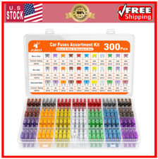 300Pcs Car Auto Fuses Assortment Kit Mini Standard Micro with Puller 2A  40A
