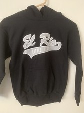 EL RIO Little League Hoodie - Black - Size Youth M - Pouch Pocket