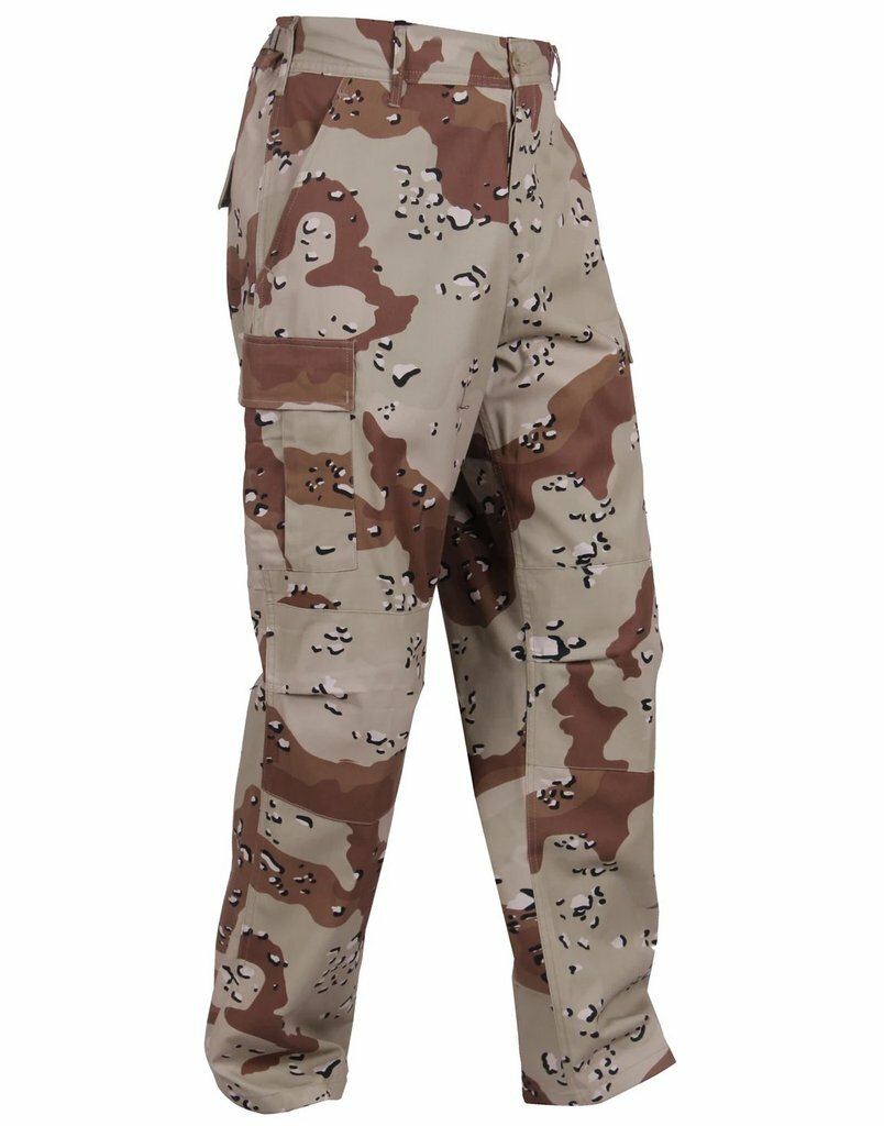 BNWT US ARMY DESERT CAMO CARGO PANTS M REG POLO SUPREME PALACE TROUSERS BDU