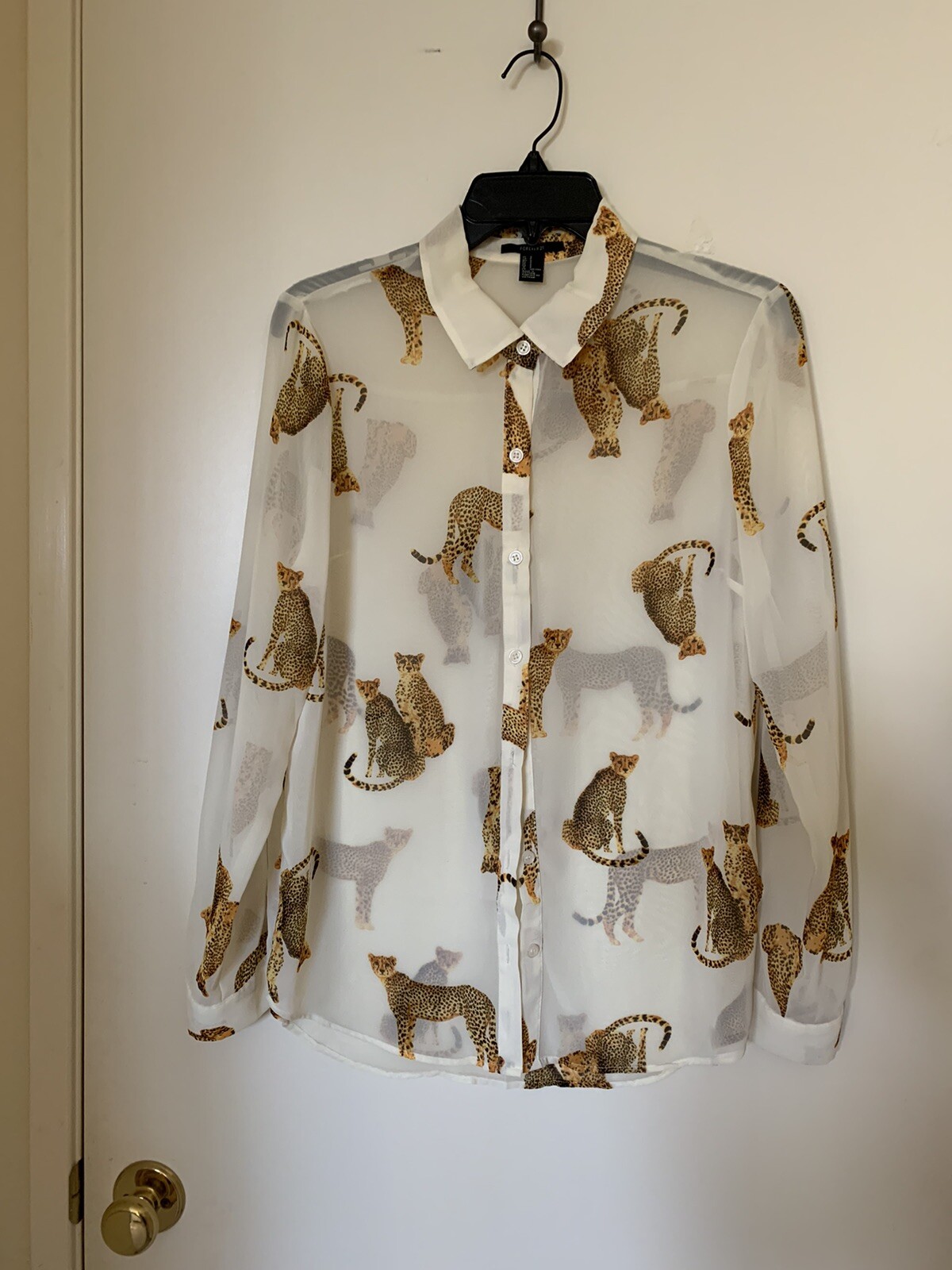 gold blouse forever 21