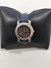 Charles Raymond Black Dial Silver Tone Round Case 29 mm Black Leather Band Watch