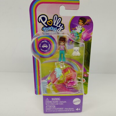 Polly Pocket Popsicle 3 Wheeler Scooter Car Polar Bear Pollyville 2022