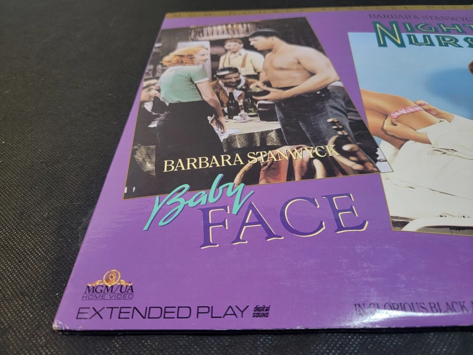 BABY FACE/NIGHT NURSE FORBIDDEN HOLLYWOOD DOUBLE FEATURE 2 DISC LASERDISC - Image 4 of 4