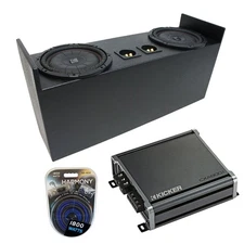 1987-2006 Jeep Wrangler YJ TJ Kicker CompVT CVT10 Dual 10" Rhino Sub Box CXA8001