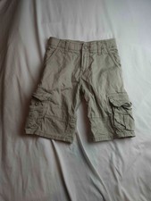 Wrangler Cargo Shorts Boys Size 10 Beige Cotton Utility Streetwear Outdoor