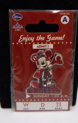 2010 MLB All-Star Game Pin Anaheim Angels Mickey Mouse BaseBall MIP