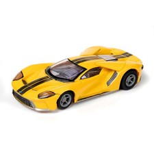 AFX/Racemasters Ford GT - Triple Yellow AFX22029 HO Slot Racing Cars