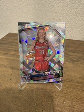 2025 Panini Prizm WNBA - Rookie Variation Lucy Olsen #145 Ice Prizm (RC)