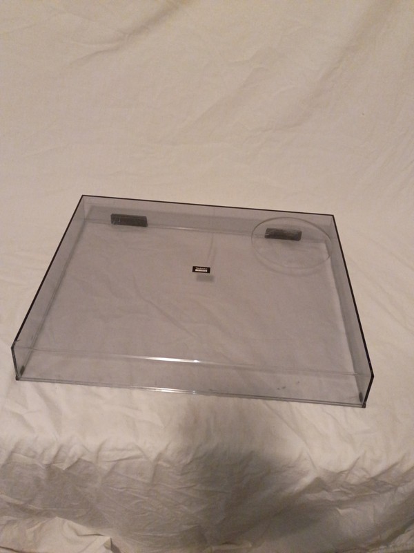 OEM TECHNICS SL-1200 DUST COVER RECORD PLAYER REMOVED FROM SL-1200M3D TURNTABLE 