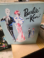 Mattel Barbie  Ken Blue Doll Carry Case Trunk w/ Handle, 1-Piece Single Unit