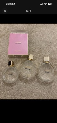 Chanel Chance Leerflasche x3 und Box 100ml x2 und 1x 50 ml Top Zustand 