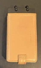 Levenger Handheld Address Book Tan Beige