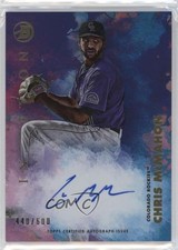 2021 Bowman Inception Inception Auto 440/600 Chris McMahon #PA-CMN Auto 0l2