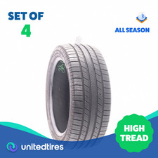 Set Of 4 Used 23545r18 Michelin Defender 2 98v - 1032 Set Of 4 Used 23545r18 Michelin Defender 2 98v - 1032
