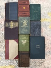 Product Image: Lot 10 Antique Victorian Beautiful Distressed Staging Books Library Decor