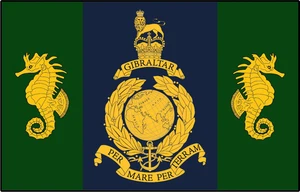 Royal Marines Commando Logistic Regiment Flag Self Adhesive Vinyl Sticker