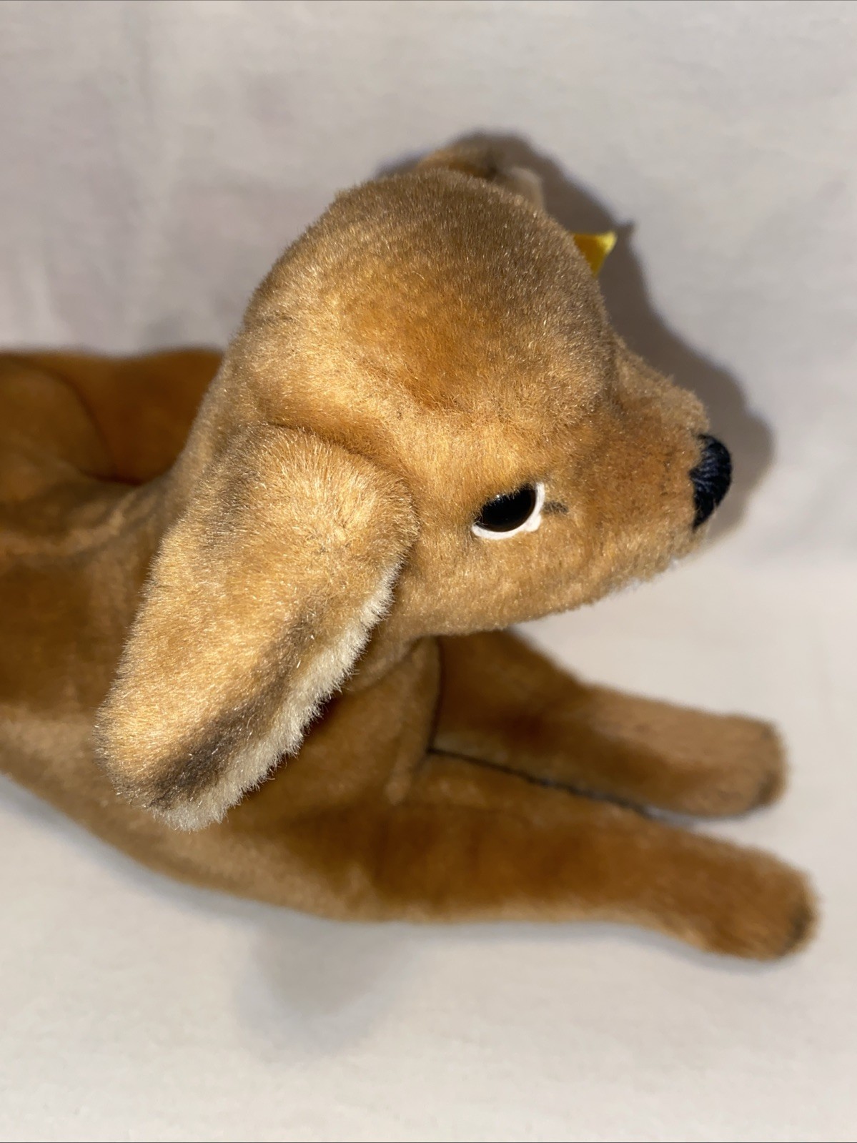 Rare Beautiful Steiff 071089 Lorli Deer Reclining Sitting Down Ear Tag