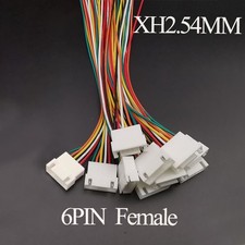 10PCS JST XH 2.54mm 2/3/4/5/6 Pin Male Female Connector Plug Wire Cable Set
