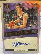 2018-19 Donruss Jeff Hornacek Significant Signatures AUTO #SS-JHK - Suns Jazz