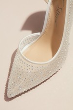 Betsey Johnson x DBMesh and Satin Crystal PumpsSTYLE SBALLY