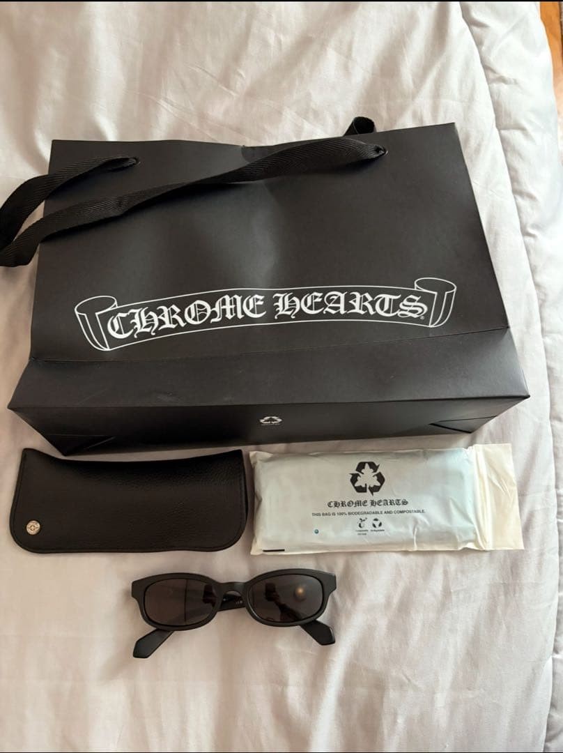 Chrome Hearts Lowrider Sunglasses Matte Black Size N Used