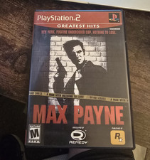 Rockstar Games Max Payne Greatest Hits (PS2) w/ Manual M Mature NTSC-U/C