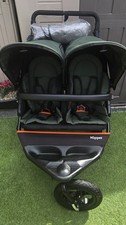 🌟 £420 OUT N ABOUT DOUBLE PUSHCHAIR V5