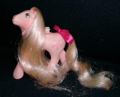 Rose: My Little Pony MLP Vintage Flutter Honeysuckle #6 EXCELLENT pink hair G1