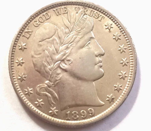 1899 P BARBER HALF DOLLAR REALLY NICE AU