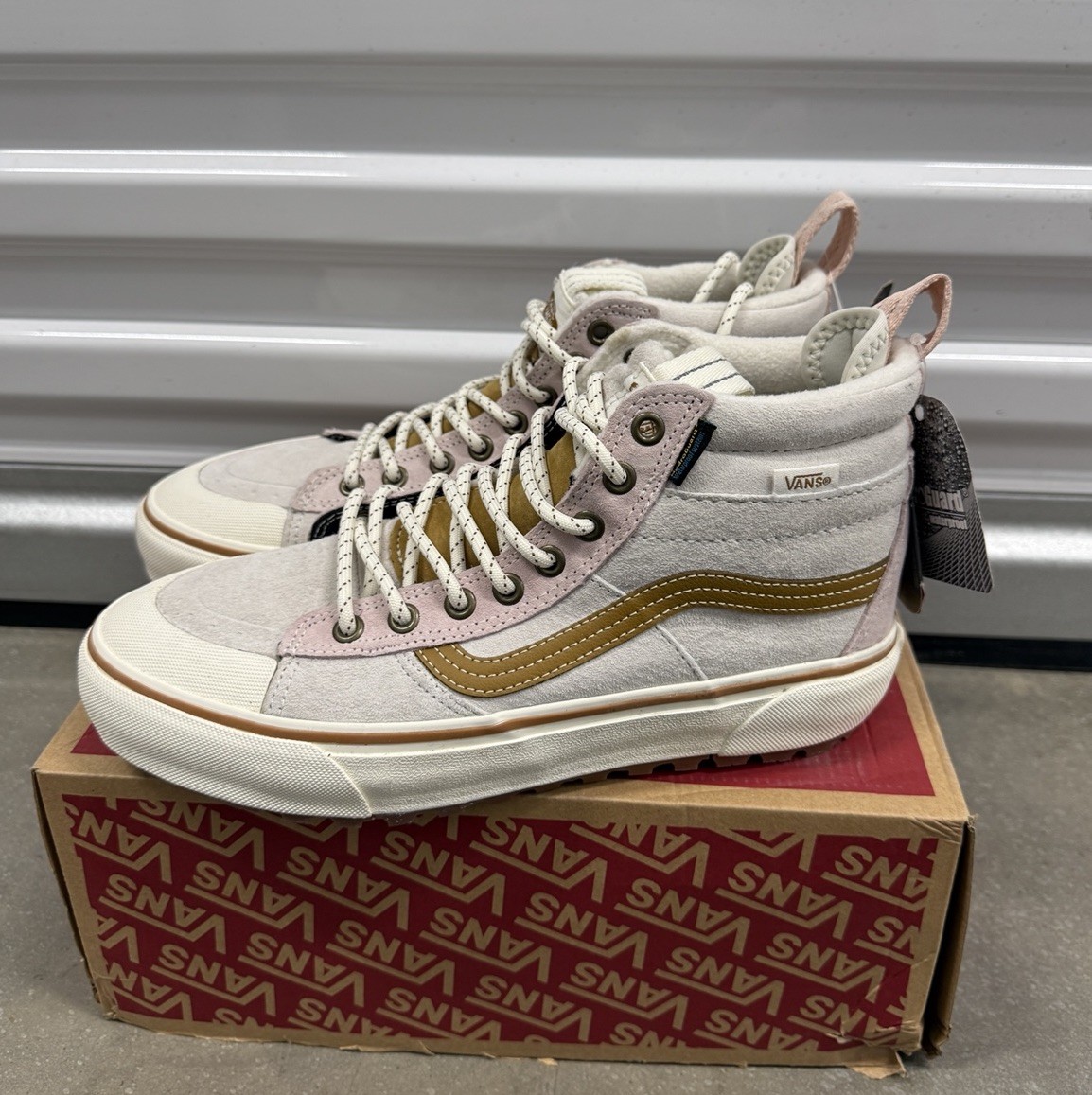 VANS Sk8 Hi MTE 2 Shoes Marshmallow Multi Women's VNOA5HZZBP3 Size