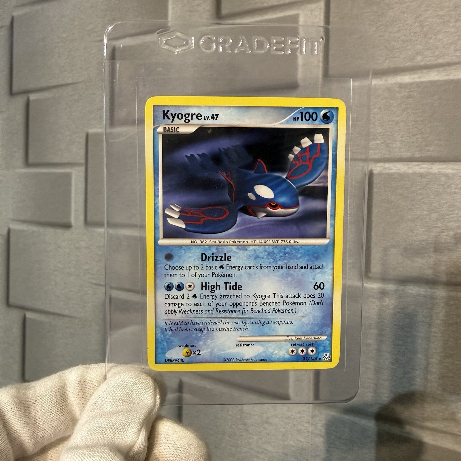 Pokémon TCG Kyogre 32/146 Legends Awakened Regular Rare Non Holo 2008