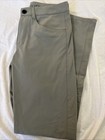Vuori Meta Pants Light Gray 5 Pocket Casual Performance Size 28. Inseam 31. — photo 1