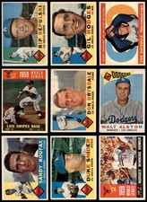1960 Topps Dodgers Team Set 1959 World Series Champs! 4 - VG/EX 3728491