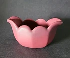 Van Briggle Pottery Colo Sprgs 5.25 Inch Tulip Vase In  "Persian Rose" glaze.