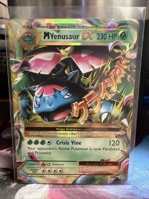 crisis vine pokemon card price  M Venusaur-EX [1GGG] Crisis Vine (120) Your opponents Active Pokemon is now Paralyzed and Poisoned. Pokemon Card Value and Potential