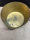 Farmhouse Brass Saucepan or Pot With Iron Handle Heavy Very Old Vintage — photo 4
