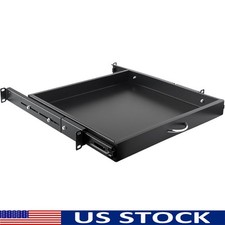 Rack Mount Drawer Lockable Steel Storage W/ Cable Management Server Cabinets New