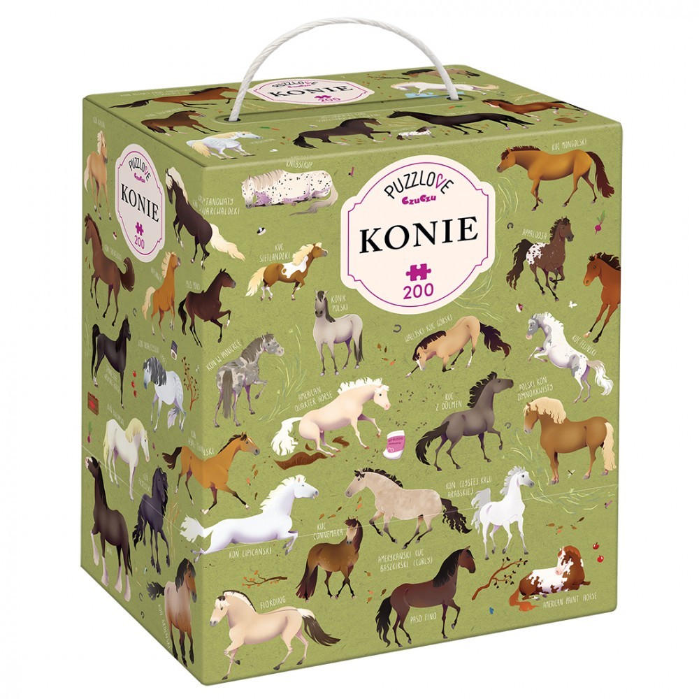 5902983491804 Пазл из 200 элементов Puzzlove - Лошадки CzuCzu 5390₽